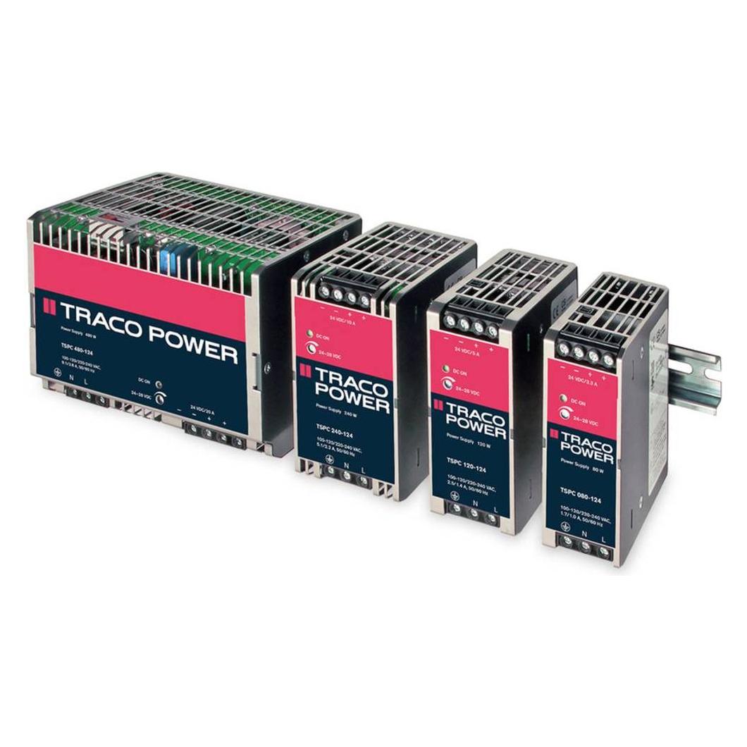 TracoPower, Mobiele stroomverdelers, DIN rail voedingseenheid (DIN rail)