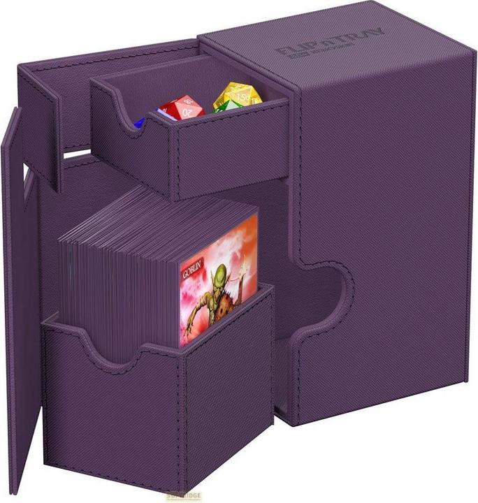 Actual product image Ultimate Guard Flip'n'Tray 80+ XenoSkin Monocolor Violet