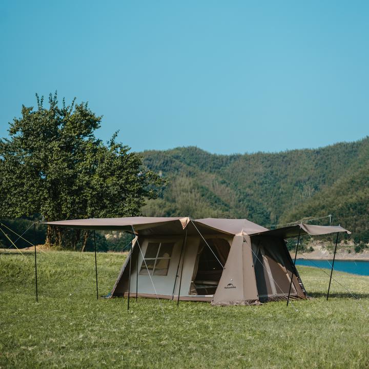Produktbild Naturehike Village 13 ridge automatic tent brown-Tiblack (Aufblasbares Zelt)