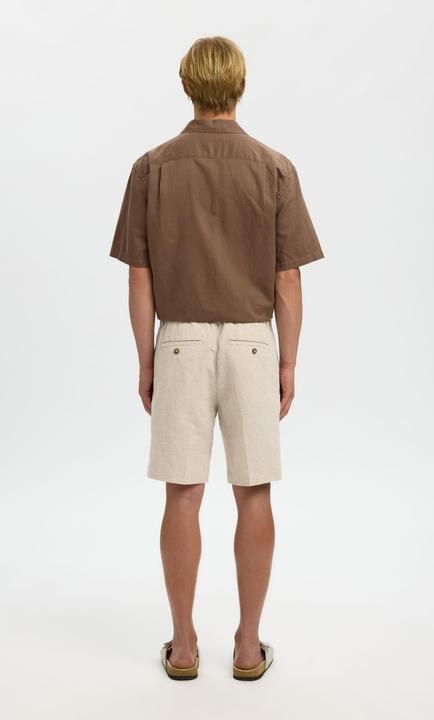 Produktbild Selected Regular Fit Shorts aus Leinengemisch (L)