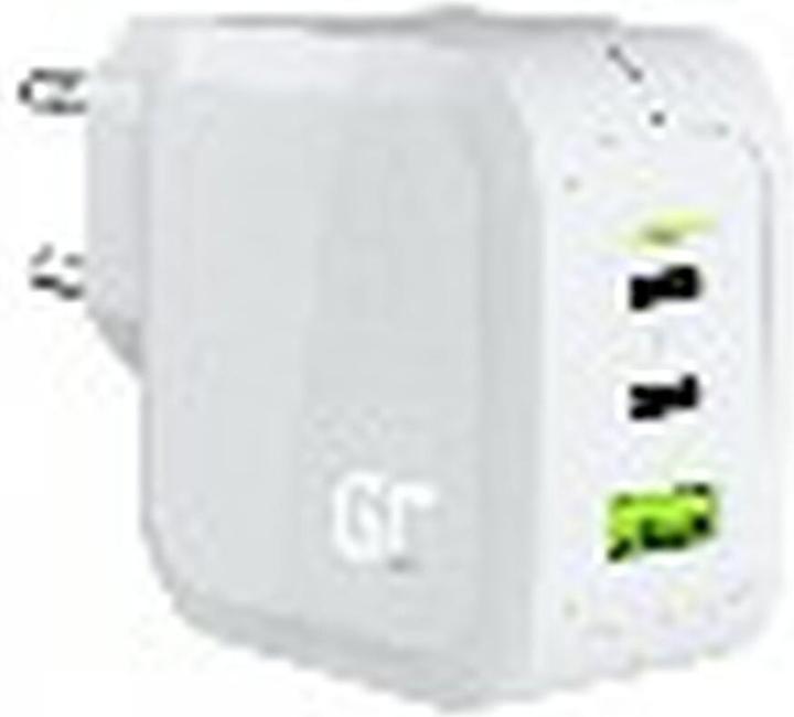 Actual product image GreenCell PowerGaN USB Chager - QuickCharge 3.0 - 3 Ports - 65W (65 W)