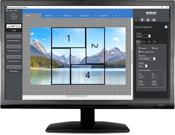 Immagine prodotto Matrox QuadHead2Go 4K Q155 (HDMI/HDMI)