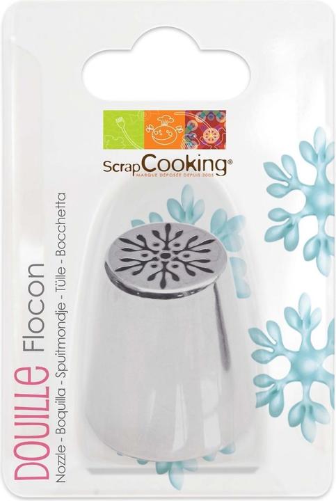 Produktbild ScrapCooking Edelstahlspritzaufsatz Schneeflocke (Spritztüllen)