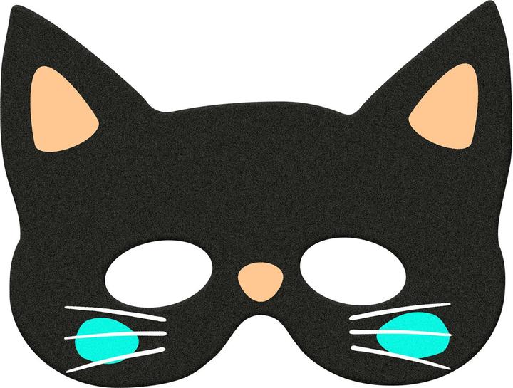 Immagine prodotto Folat Maschera Happy Halloween gatto nero