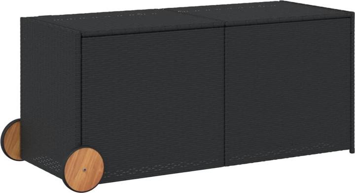 Actual product image vidaXL Gartentruhe mit Rollen 283L