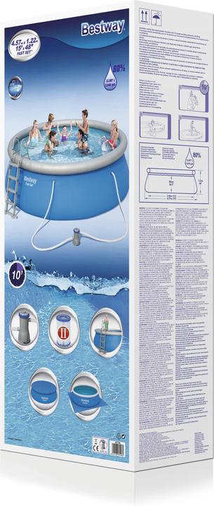 Produktbild Bestway Fast Set Pool Set 457x122cm (457 x 122 cm)