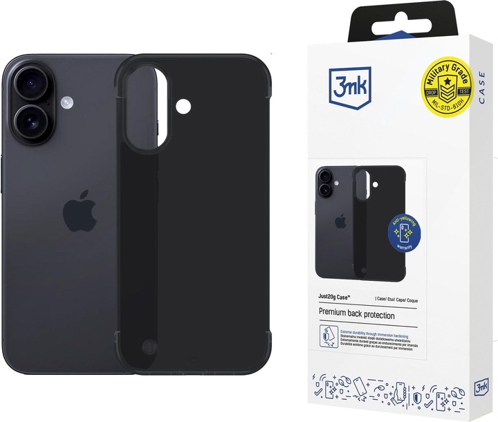 Produktbild 3MK Etui Just20g Matt Case do iPhone 16 Plus (Apple iPhone 16 Plus)