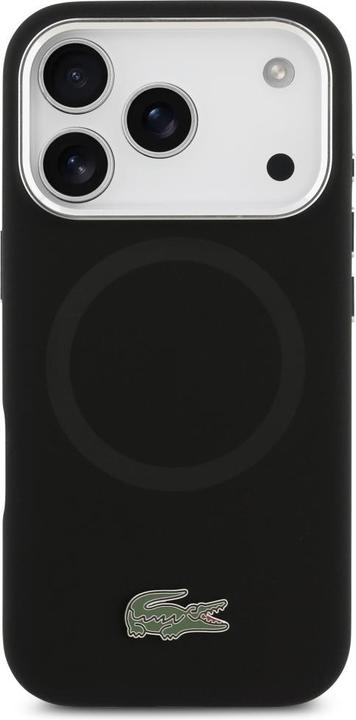 Immagine prodotto Lacoste HC Silicone Metal Logo MagSafe Case for iPhone 17 Pro Black (Apple iPhone 17 Pro)