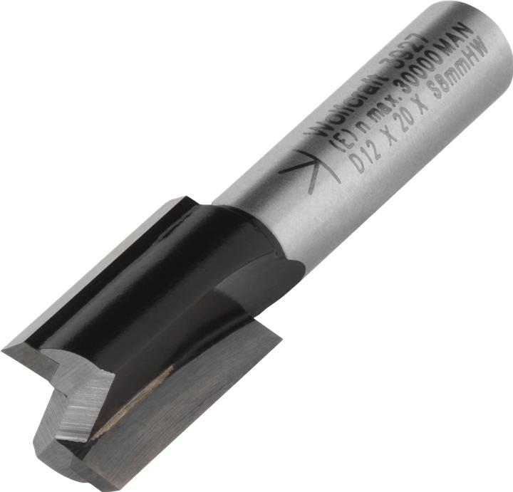 Produktbild wolfcraft 1 Nutfräser HM S=8mm ø12x20mm