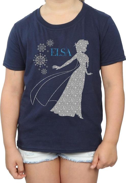 Produktbild Disney Frozen Elsa Christmas Silhouette TShirt Mädchen (140, 146)