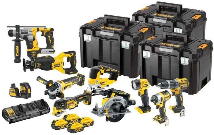 Produktbild DeWalt Schlagbohrschrauber Kombopack 10-tlg.