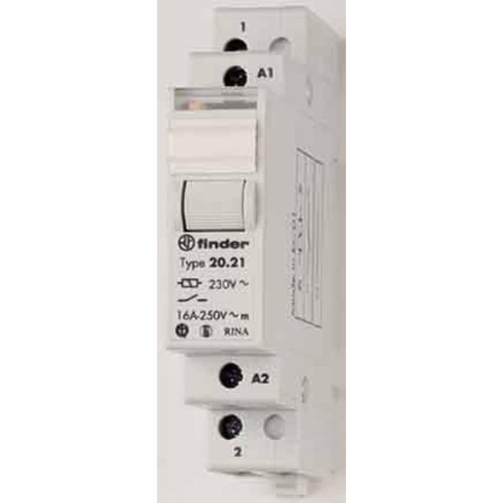 Thumbnail - Finder Stromstoss-Schalter Hutschiene 20.23.8.024.4000 1 Öffner, 1 Schliesser 24 V, Relais
