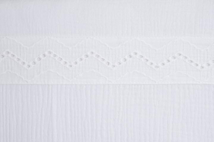 Actual product image Baby's only Fitted sheet Calm - with embroidery