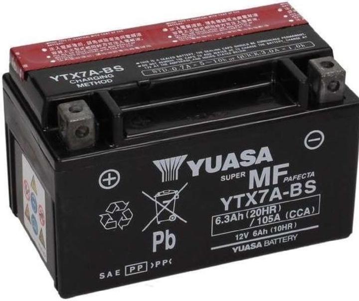 Actual product image Yuasa Agm (12 V, 6.30 Ah, 105 A)