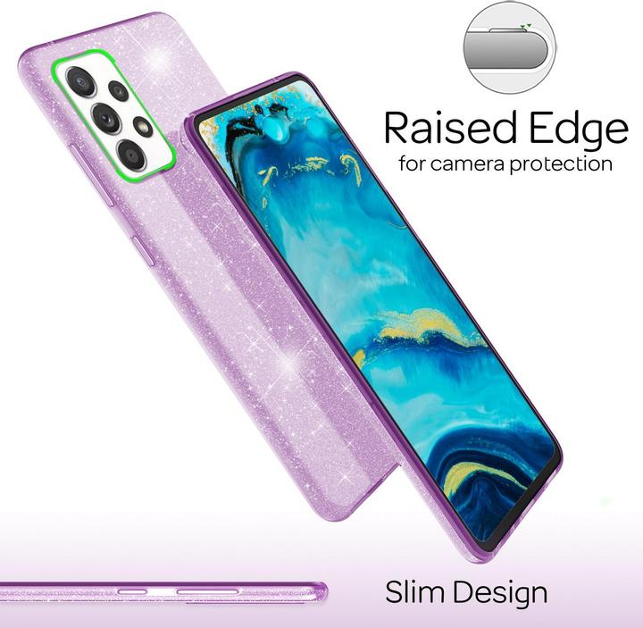 Actual product image Nalia Glitter cover (Samsung Galaxy A33)