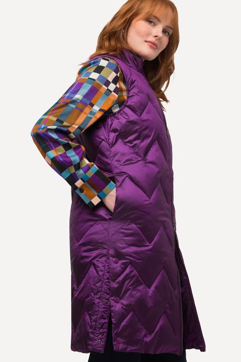 Actual product image Ulla Popken Iridescent Quilted Vest (46, 48)