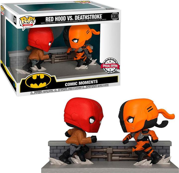 Actual product image Funko Pop! DC Comics : Red Hood VS Deathstroke EXCL. (336)
