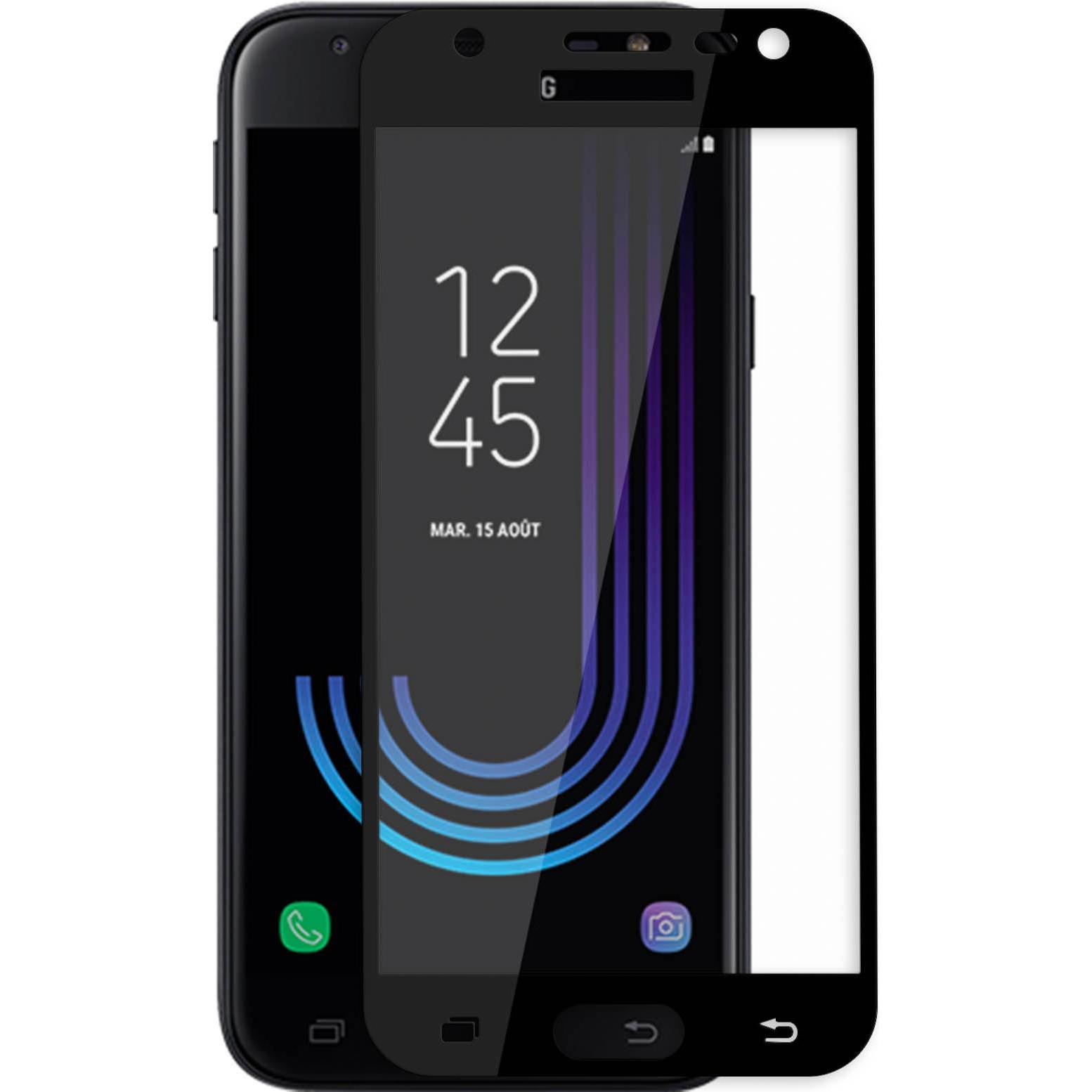 Thumbnail - Avizar Panzerglas, Glas Schutzfolie, Schutzglas (1 Stück, Samsung Galaxy J3 (2017)), Smartphone Schutzfolie, Schwarz