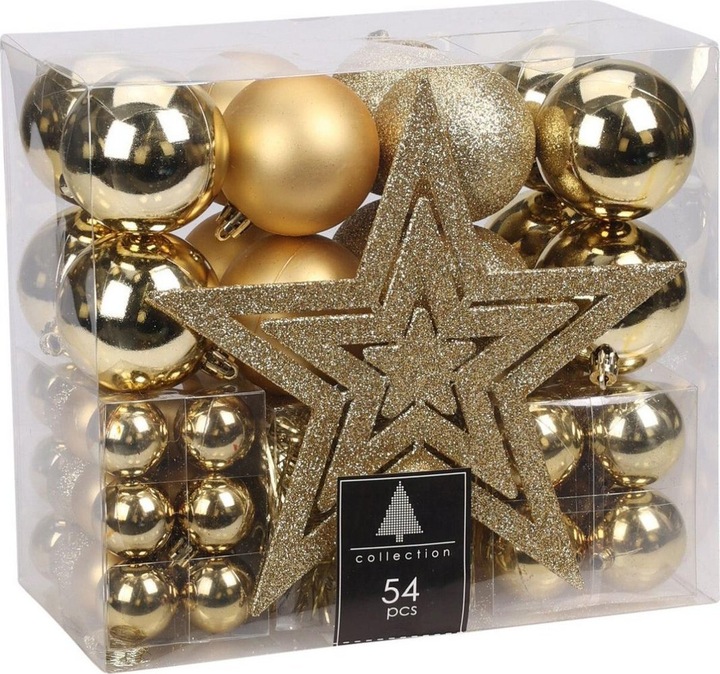 Produktbild Weihnachtskugeln Set (54 -teilig)