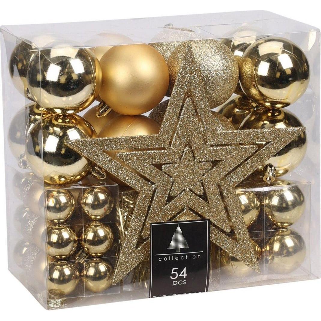 Thumbnail - Christbaumschmuck, Weihnachtskugeln Set (54 -teilig)