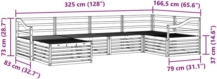 Produktbild vidaXL Outdoor-Sofa