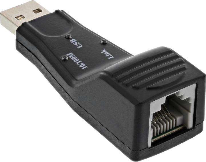 Produktbild InLine USB 2.0 Netzwerkadapter (USB, RJ45 (1x))