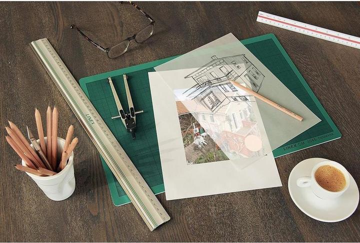 Image du produit Linex Plaquette de coupe 3mm vert A3 (45 x 30 cm)