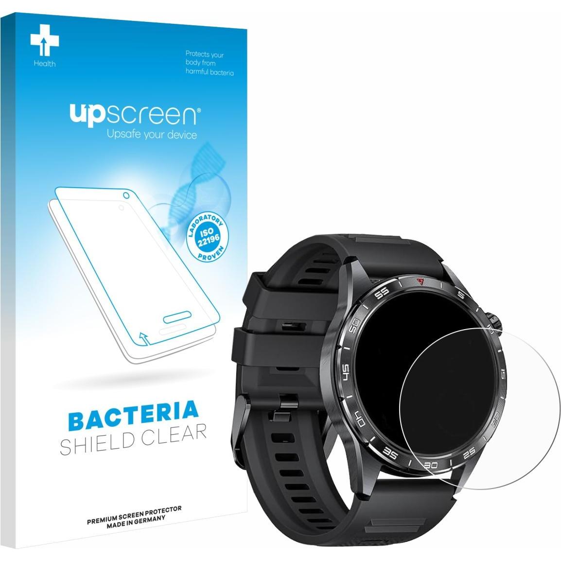 upscreen Schutzfolie Displayschutz Displayschutzfolie Folie Klar antibakteriell, Smartwatch Schutzfolie, Transparent