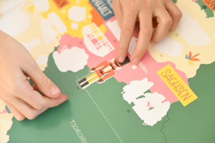 Produktbild Poppik Sticker Lernposter Deutschland (81 Sticker)
