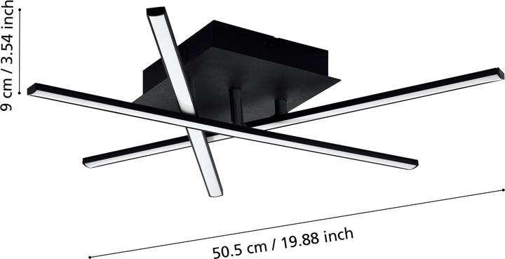 Produktbild EGLO LED Deckenleuchte Lasana 3 (500 lm)