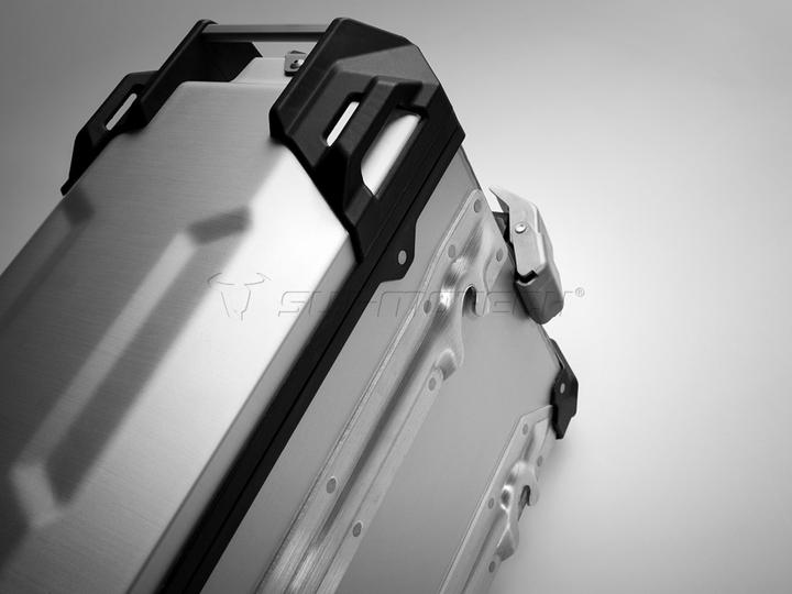 Image du produit Sw Motech TRAX Adventure argent gauche 45 litres (45 l)