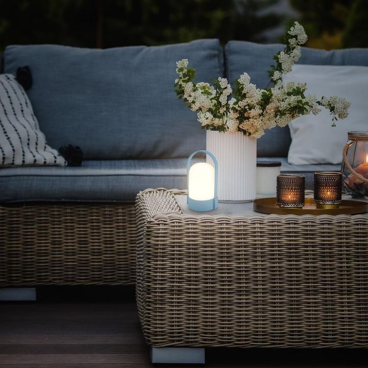 Image du produit Briloner ASA Akku LED Tischleuchte - Touchdimmer - Blau