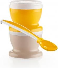 Actual product image Thermobaby 2 preserving jars + 1 spoon deep pineapple