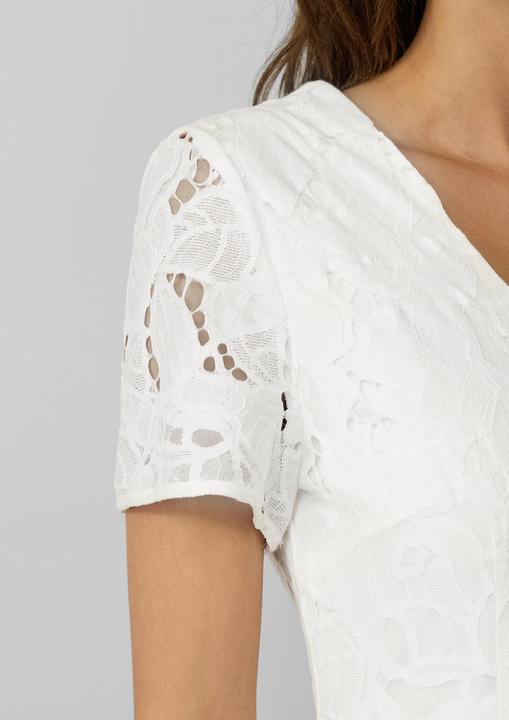 Image du produit S.Oliver Kleid Midikleid aus Spitze mit blickdichtem Futter und floralem Muster (44)