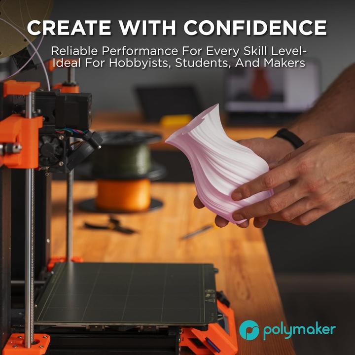 Produktbild Polymaker PolyTerra PLA (PLA, 1.75 mm, 3000 g, Rot)