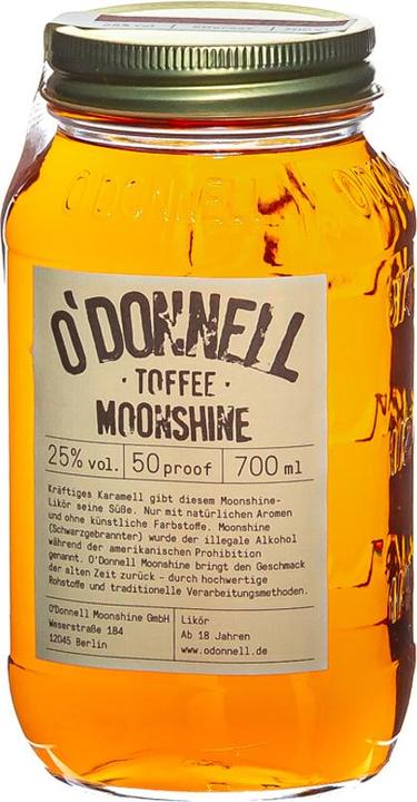 O'Donnell Moonshine TOFFEE Likör 25% Vol. 0,7l