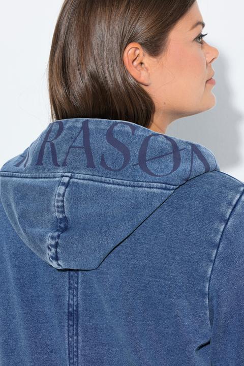 Image du produit Laurasøn Veste en molleton aspect denim (54)