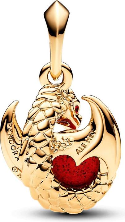Actual product image Pandora Game of Thrones Dragon Fire Charm (Metal, Gold plated)