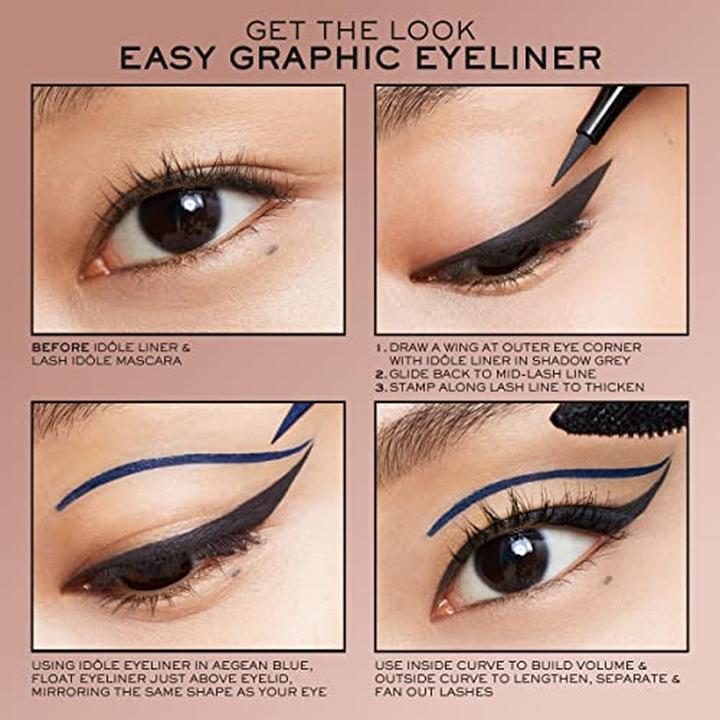 Image du produit Lancôme Idôle Eyeliner liquide waterproof à pointe feutre ultra-précise 24Hr Smudge-Resistant Wear Green (Vert)