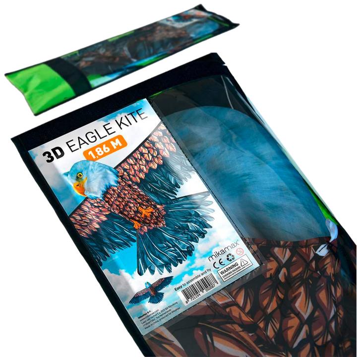 Actual product image Mikamax 3D Eagle Kite