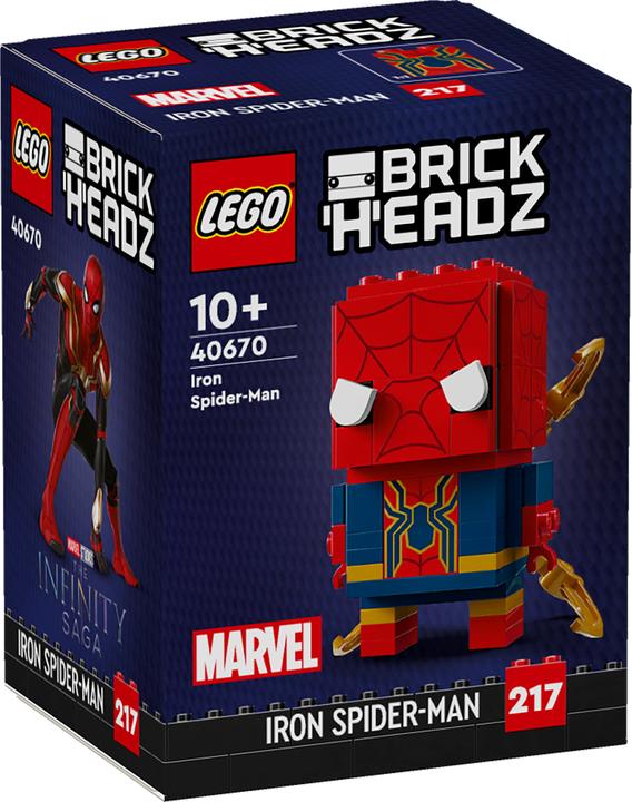 Produktbild LEGO Iron Spider-Man (40670, LEGO Brickheadz)