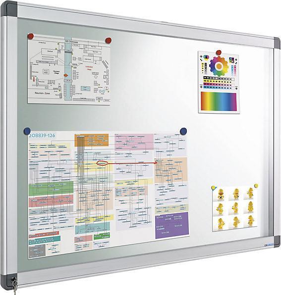 Image du produit kaiserkraft Vitrine d'affichage RECTO XL (Tableau magnétique, 158 x 101 cm)
