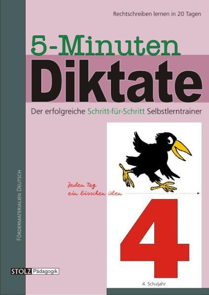 Produktbild 5-Minuten-Diktate. 4. Schuljahr (Deutsch, 1999)