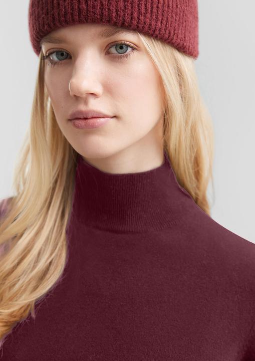 Produktbild s.Oliver Strickpullover Pullover mit Stehkragen aus Viskosemix (XXL)