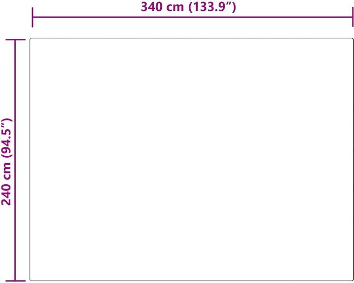 Produktbild vidaXL Wohnzimmerteppich (240 x 340 cm)