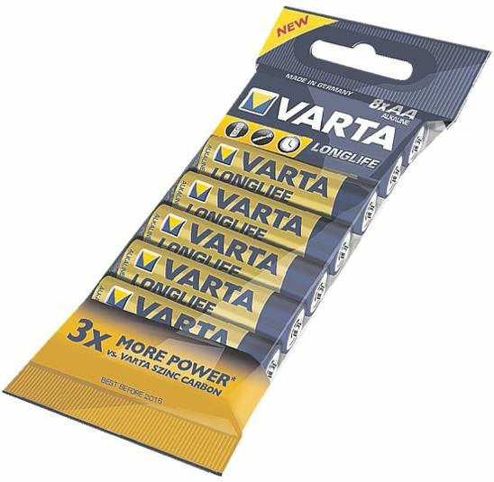 Image du produit Varta Pile Mignon (AA) Alcaline-Ma (8 pcs, AA, 2800 mAh)