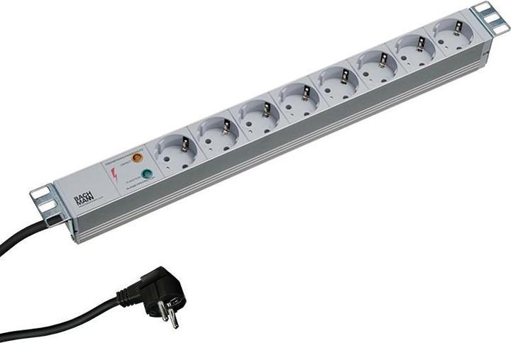 Produktbild Bachmann Steckdosenleiste (8x, CEE 7/3, CEE 7/4, CEE 7/7, Typ 13, 2 m)