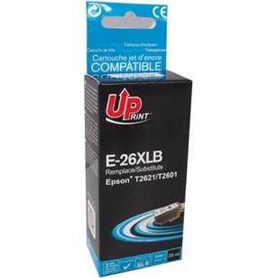 Print, Cartucce, UPrint kompatibel Ink mit C13T26214010, T262140, 26XL, E-26XLB, black, 500S, 25ml