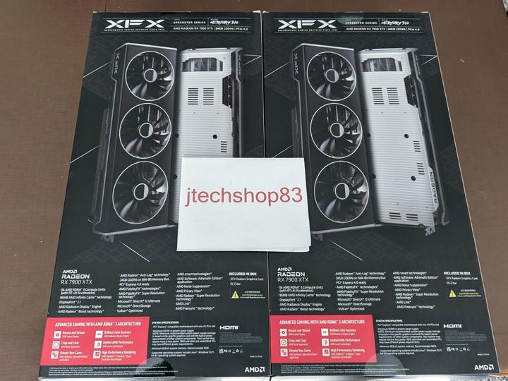Produktbild XFX RADEON RX 7900 XTX MERC310 BLACK GAMING (24 GB)