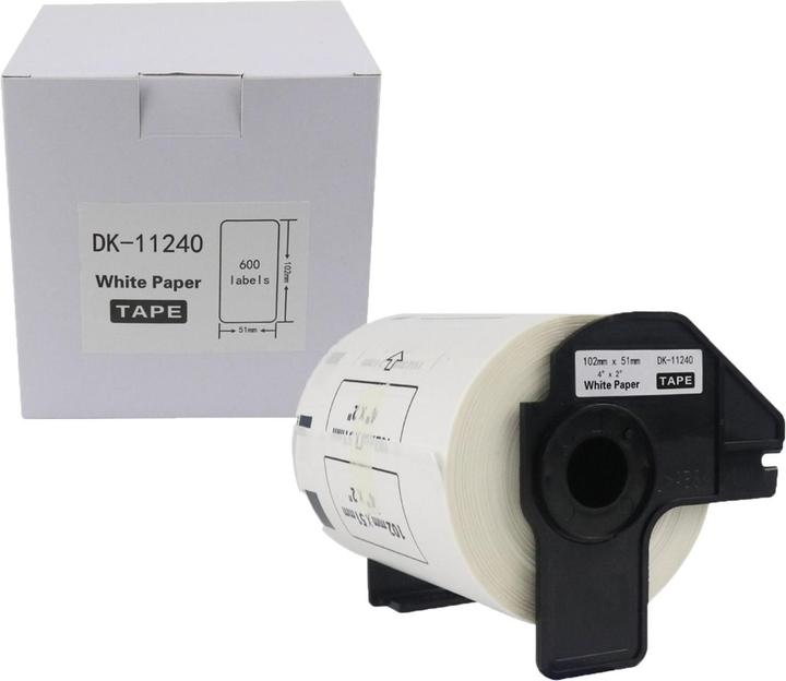 Image du produit Hermex Rouleau d'étiquettes alternatif pour Brother DK-11240 Étiquettes d'expédition (10.20 cm)